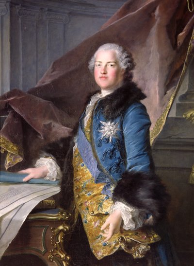 Abel Francois Poisson (1727-81) Marquis de Marigny, 1755 by Louis Tocqué